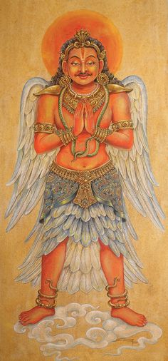 Narayana Lord Art, Sanatan Sketch, Newari Art, Vishnu God, Mysore Painting, Embroidered Wall Art, Tibetan Art