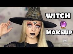 SIMPLE WITCH MAKEUP (HALLOWEEN) 🔮 - YouTube Simple Witch Makeup Halloween Kids, Witch Make Up Pretty, Witch Makeup Halloween, Simple Witch Makeup, Kids Witch Makeup, Pretty Witch Makeup, Witch Face Paint, Toddler Makeup, Witch Costume Diy