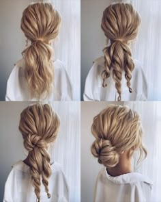 Simple Diy Hairstyles, Buns Braids, Low Buns, Hair St, Wedding Hair And Makeup, Homecoming Hairstyles