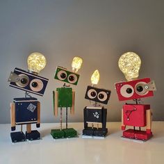 Steampunk Decor, Robot Toy, College Student Gift, Steampunk Robot, Dorm Room Decor, Decorative Table Lamp, Desk Accessories, Wooden Toys - Etsy Décor Steampunk, Robot Project, Robot Room, Steampunk Diy Crafts, Robot Decorations, Robot Craft, Recycled Robot, Steampunk Robot, Robot Lamp