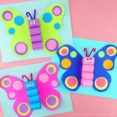 paper butterfly craft for kids to make