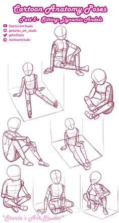 the instructions for how to draw an action figure in this video game character model sheet