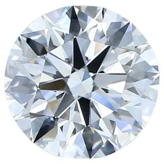 a round diamond cut in white