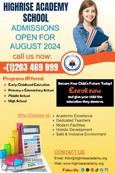 Editable School College Enrolment Banner Template academic admission intake banner poster flyer ad High School Education, Ad Poster, Early Childhood Education, School College, Banner Template, Early Childhood