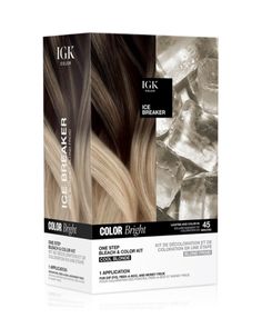 What It Is:Designed for medium to darker hair, this all-in-one at-home bleach-and-color kit gives users the fastest, easiest way to create on-trend looks like the Money Piece, Dip Dye and Peek-a-Boo.What It Does:- Provides 5 levels of lightening and color for medium to darker hair- 45-minute processing time- Features hair-nourishing Squalane to replenish moisture balanceHow To Use It:Be sure to follow usage directions and saturate the hair generously for best results. Not recommended for bleache Hair Color Bright, Highlighted Blonde, Hair Lightening, Bleach Hair, Darker Hair, Travel Systems For Baby, Money Piece, Swimsuit Cover Up Dress, Bright Hair Colors