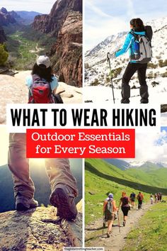 what to wear hiking outdoor essentials for every season