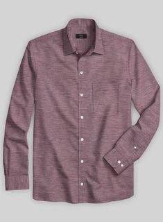 Uplift your outfit with our Italian Coral Purple Stretch Cotton Shirt. The cotton shirt boasts a comfortable, relaxed style with natural stretch, perfect for casual wear. In addition, the beautiful coral-purple hue will give you a polished and put-together look in any setting.  Make it a must-have for your fashion-conscious wardrobe collection today, and step up your style game in a big way.  Made according to your measurements for the special you. 
 
 Pamper yourself, get this shirt made exclus Long Sleeve Cotton Tops For Business Casual, Pink Casual Shirt For Business Casual, Pink Cotton Tops With Spread Collar, Purple Cotton Business Casual Shirt, Business Casual Purple Cotton Shirt, Pink Casual Top For Business Casual, Casual Purple Shirt With Spread Collar, Cotton Top With Spread Collar For Business Casual, Red Tops For Business Casual Spring