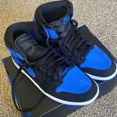 New Condition. Never Worn. Retro Jordan 1 Royal Blue, Shoes Nike Jordan, Jordan 1 Royal, Nike Jordan 1, Jordan 23, Jordan 1 Retro High, Jordan 1 Retro, Shoes Nike, Nike Jordan