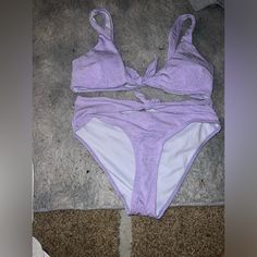 Purple Flowery Bathing Suit! Never Worn, In Great Condition! Bathing Suit, Color Purple, Womens Swim, Bathing Suits, Swimming, Purple, Women Shopping, Color