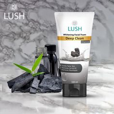 Foam Face Wash, Charcoal Face Wash, Lush Products, Face Pack, Social Media Advertising Design, Foaming Face Wash, Activated Charcoal, Soft Skin, Fair Skin