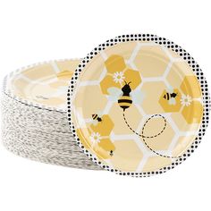 Bees For Kids, Bee Plates, Bee Paper