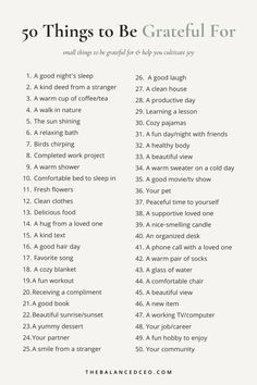 If you are interested in how you can change your life by practicing gratitude and want some ideas on how to do it, here is a list of things to be grateful for. Positive Things To Do For Yourself, Manifesting List Ideas, Things To Be Greatful For List, Gratitude Diary Ideas, List Of Interests, Things You Can Do To Better Yourself, Things Grateful For, What I Want In Life List, Daily Gratitude Journal Ideas