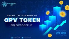 an advertisement for opv token on sep 26, with gold coins coming out of the stacks