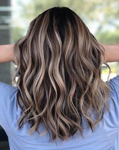 Ombre Hair Color For Brunettes, Reverse Balayage, Brown And Blonde, Brown Hair With Blonde Highlights, Brunette Color