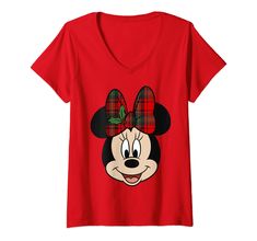 PRICES MAY VARY. Officially Licensed Disney Mickey And Friends Apparel for Women - Men - Youth - Toddler; Mickey And Friends T-Shirt; Holiday; Seasonal; Christmas; Vintage; Disneyland; Disney+; Disney Plus; Disney World; Present; Birthday; Minnie Mouse T-Shirt; Mistletoe 19DNMC00426A-001 Lightweight, Classic fit, Double-needle sleeve and bottom hem Mickey And Friends Christmas, Minnie Mouse Toys, Minnie Mouse Christmas, Minnie Christmas, Mouse Christmas, Friends Christmas, Jolly Holiday, Christmas Bow, Friends Tshirt