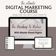 the ultimate digital marketing course with master resell rights