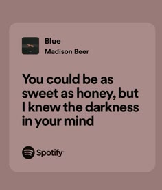 Madison Beer Quotes, Madison Beer Spotify, Insta Songs, Do I Love Him, Beer Quotes