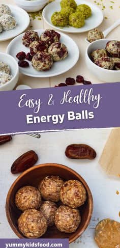 #healthyrecipes Protein Balls For Toddlers, Nut Free Energy Balls For Kids, Toddler Energy Balls, Toddler Protein Balls, Kids Protein Balls, Energy Bites For Kids, Easy Energy Balls, Energy Balls No Bake, Cholesterol Friendly Recipes