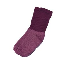 SOCKS — PANSY Comfortable Purple Cotton Socks, Tube Socks, Top View, Pansies, Snug Fit, Socks, Dye, Elastic, Christmas