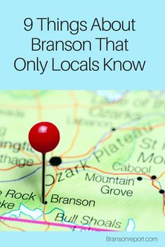 a pin with the words 9 things about branon that only locals know on it