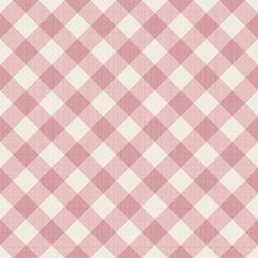 a pink and white checkered background