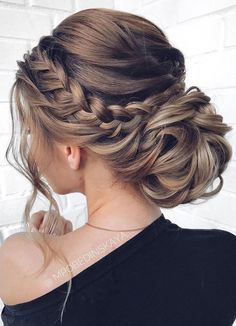 Wedding Updo Hairstyles, Prom Hair Medium, Wedding Hair Up, Hairstyles Indian, Hairstyles Bridesmaid, Prom Hairstyles For Long Hair