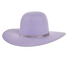 Rodeo King 7X Lilac 4" Brim Open Crown Leather Sweatband Grey Ribbon Band RK321 Rodeo King Hats by W. Alboum Hat Co. has been manufactured in the USA since 1921. Rodeo King offers fine quality hats at affordable prices in the latest styles, colors, and shapes. W. Alboum Hat Co. continues to strive to make sure Rodeo King hats are the best value for your money.IF YOU WOULD PREFER A CREASE, PLEASE INCLUDE DESIRED HAT CREASE IN ORDER COMMENTS. Click HERE to view our available hat creases! Rigid Flat Brim Hat For Rodeo, Flat Brim Rodeo Hat, Rigid Brimmed Hats For Country Events, Fitted Wide Brim Hats For Rodeo, Fitted Purple Hat With Short Brim, Rigid Flat Brim Hat For Country Events, Kentucky Derby Rigid Hats With Curved Brim, Rigid Short Brim Hat For Kentucky Derby, Western Style Fitted Sun Hat With Flat Brim