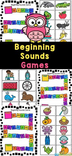 the beginning sounds game for children to play