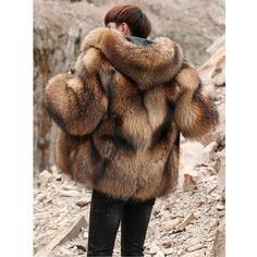 Luxury and originality are embodied in this soft fox full pelts coat. The front, the sleeves and the collar are made of vertical full pelts fur . Hook closure and two slit pockets. Inner lining with animalier print and feautres and ... inspirational quote by Pisani Maura.. [custom tab] SHELL #1: 100% FOX FUR | LINING #1: 51% VISCOSE 49% ACETATE [/custom tab] Luxury Men's Fall Fur Coat, Raccoon Fur Coat, Fur Coat Men, Mens Fur Coat, Fox Fur Jacket, Mens Fur, Fur Leather Jacket, Real Fur Coat, Fur Hood Coat