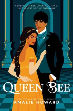 the cover of queen bee by amalie howard