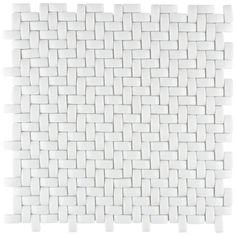 Offering a mosaic look, our Expressions Weave White Glass Floor and Wall Tile features a smooth, mixed finish, making it a great choice for your space. With its impervious, frost-resistant features, this white squaremosaic is an ideal selection for both indoor and outdoor commercial and residential installations, including kitchens, bathrooms, backsplashes, showers, hallways, entryways, patios and fireplace facades. This tile is a perfect choice on its own or paired with other products in the Ex Affinity Tile, Fireplace Facade, White Basket, Unglazed Porcelain, Bath Tiles, Herringbone Tile, Merola Tile, Glass Floor, Mosaic Flooring