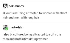 two tweets that have been edited to describe different types of women's hair