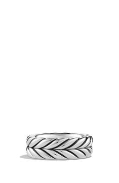 Free shipping and returns on David Yurman 'Chevron' Band Ring at Nordstrom.com. <p>Sterling silver. 9mm wide. By David Yurman; imported.</p> Madeleine Vionnet, Charles James, Afternoon Dress, 1920s Dress, Emo Fashion, Edwardian Fashion, David Yurman, Band Ring, Band Rings