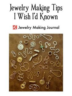 the cover of jewelry making tips i wish'd known by jewely making journal