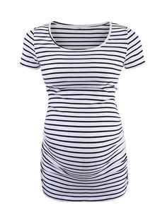 Brand Name: Liu & QuAge Range: MaternityOrigin: CN(Origin)Season: SummerMaterial: SpandexMaterial: CottonCollar: O-NeckItem Type: TopsTops Type: TeesSleeve Length(cm): ShortFabric Type: BroadclothPattern Type: stripedClothing Length: RegularDepartment Name: MaternityColor Style: Natural ColorGender: WOMENModel Number: 112004 Striped Tops, Pregnancy Clothes, Top Pic, Leaves Print Dresses, High Waisted Maxi Skirt, Stripe Outfits, Womens Maxi Skirts, Party Skirt, Pregnancy Outfits