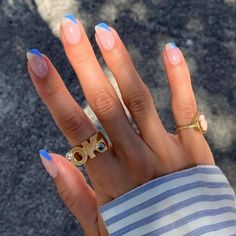 Nail Designs 2024 French Tip Kira Serena Colored French Nails, Colored French Tips, Colored Nail Tips, Emerald Nails, Opal Nails, Colour Tip Nails, French Tip Nail Designs, Outfits Y2k, Tip Nails