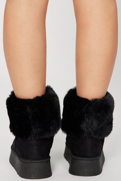 Available In Black And Grey. Booties Faux Fur Round Toe 1.5" Low Platform Imported | All Chills Booties in Black size 6 by Fashion Nova Grey Booties, Embellished Heels, Black Booties, Black Heels, Black Fashion, Fashion Nova, Sandals Heels, Faux Fur, Black And Grey