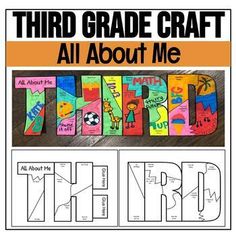 the third grade craft all about me