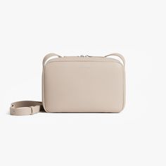 Ivory (Vegan Leather) | Front view of Metro Crossbody Ivory Everyday Purse, Perfect Purse, Card Sleeves, Luggage Cover, Travel Jewelry Case, Travel Jewelry, Daily Essentials, Everyday Items, Recycle Plastic Bottles