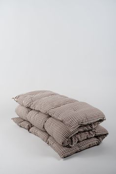 two blankets folded on top of each other