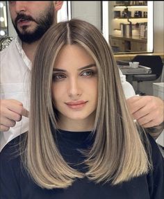 Blonde Hair Transformations, Brown Hair Looks, Straight Hair Cuts, Brown Hair Balayage, Blonde Hair Inspiration, Light Hair Color, Haircuts Straight Hair, Haircuts For Medium Hair, Haircuts For Long Hair