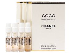 Item: Chanel Coco Mademoiselle EDP Eau De Parfum Spray Samples Size: 1.5ml .05fl oz Quantity: 4 Condition: NEW with card Description: Carded fragrance samples. Great way to test a new fragrance or have a wide selection of fragrances without having to buy full size bottles. Perfect for your wallet or purse. Never leave home without your favorite fragrance. Take it to the gym, on a date or leave one in your car. Great for traveling and Airline Approved to go in a carry on bag. Makes a great gift or stocking stuffer. What is in the picture is exactly what you receive. Payment: Visa, Mastercard, Discover, American Express and Paypal is accepted. Shipping: Shipping is FREE to the US. Item should arrive within 1-4 business days after being shipped. International shipping is NOT available. I take Chanel Mademoiselle, Parfum Chanel, Fragrance Samples, New Fragrances, Womens Fragrances, Perfume Spray, Women Fragrance, Carry On Bag, Coco