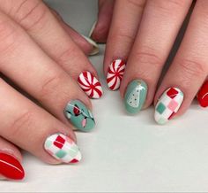 Cute Christmas Nails, Christmas Gel Nails, Summery Nails, Cute Gel Nails, Thanksgiving Nails, Festival Nails, Xmas Nails, Funky Nails, Fancy Nails