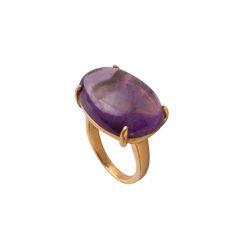 The Luna Ring features a prominent oval-shaped semi-precious stone, creating a statement piece with minimal and vintage flair. Its timeless design and substantial stone make it an elegant addition to any jewelry collection. Luxury Polished Oval Amethyst Ring, Luxury Oval Amethyst Ring With Polished Finish, Timeless Amethyst Gemstone Rings, Timeless Signet Ring With Oval Cabochon Gemstone, Formal Rings With Round Gemstone Accents, Elegant Formal Amethyst Ring With Large Stone, Elegant Yellow Gold Ring With Large Stone, Elegant Yellow Gold Rings With Large Stone, Elegant Amethyst Cabochon Ring