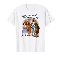 an image of the wizard and his friends t - shirt on a white tshirt