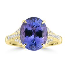 J46162 Luxury Tanzanite Amethyst Ring Gift, Luxury Gold Tanzanite Birthstone Ring, Tanzanite Rings, Aquamarine Colour, Pink Spinel, Garnet And Gold, Tanzanite Ring, Tanzanite Gemstone, Green Diamond