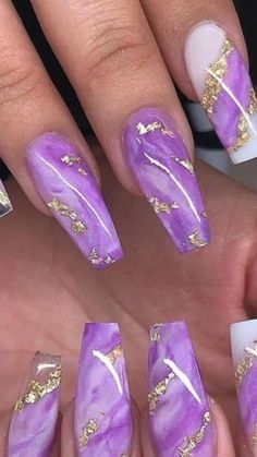 Lilac Nails Design, Crazy Nail Designs, Feather Nails, Lilac Nails, Nails Colors, Kawaii Nails, Simple Nail Designs, Nail Charms, Beautiful Nail Art