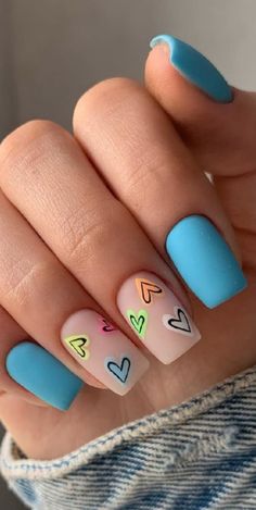 Cute Spring Nail Designs For Short Nails, Feb Nail Designs, Happy Nails Designs, Nail Polish Gift, Blush Nails, Acrylic Nails Coffin Short, Short Acrylic Nails Designs, Valentine's Day Nails