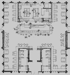 an architectural drawing shows the floor plan for a restaurant