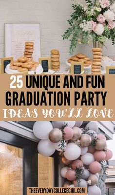 Graduation Party Ideas Cute Graduation Party Ideas, Graduation Party Picture Display, High School Graduation Party Themes, Grad Party Centerpieces, Unique Graduation Party Ideas, College Graduation Party Decorations, Graduation Party Pictures